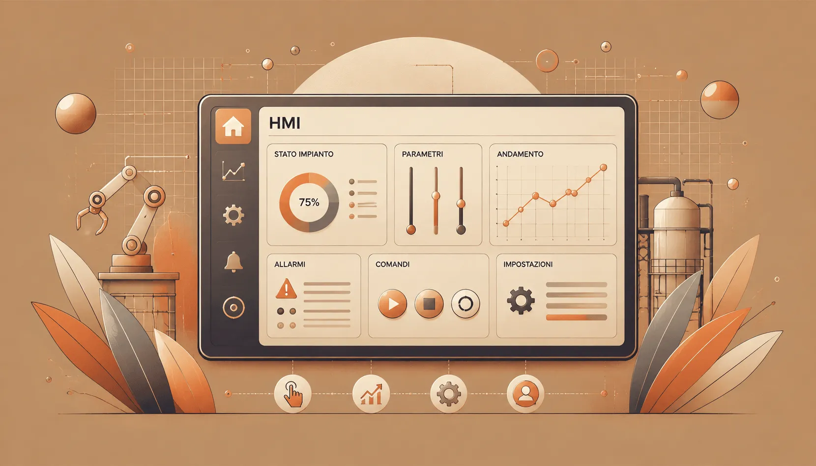 Interfacce HMI: cosa sono, come funzionano e come progettarle per l’industria (e per i sistemi software)