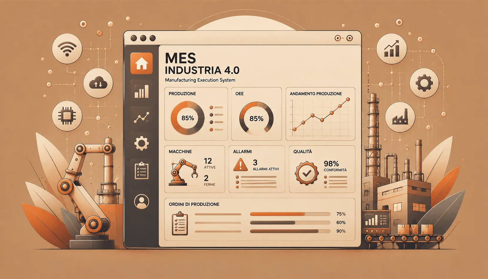 Software MES industria 4.0: guida completa per digitalizzare e controllare la produzione in tempo reale